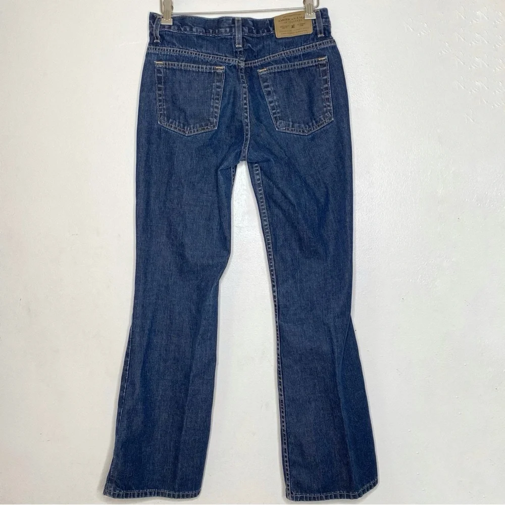 American Eagle Outfitters medium wash flare jeans - Picture 3 of 10